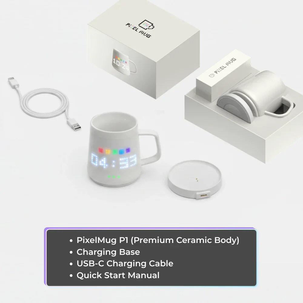 PixelMug P1 包装清单