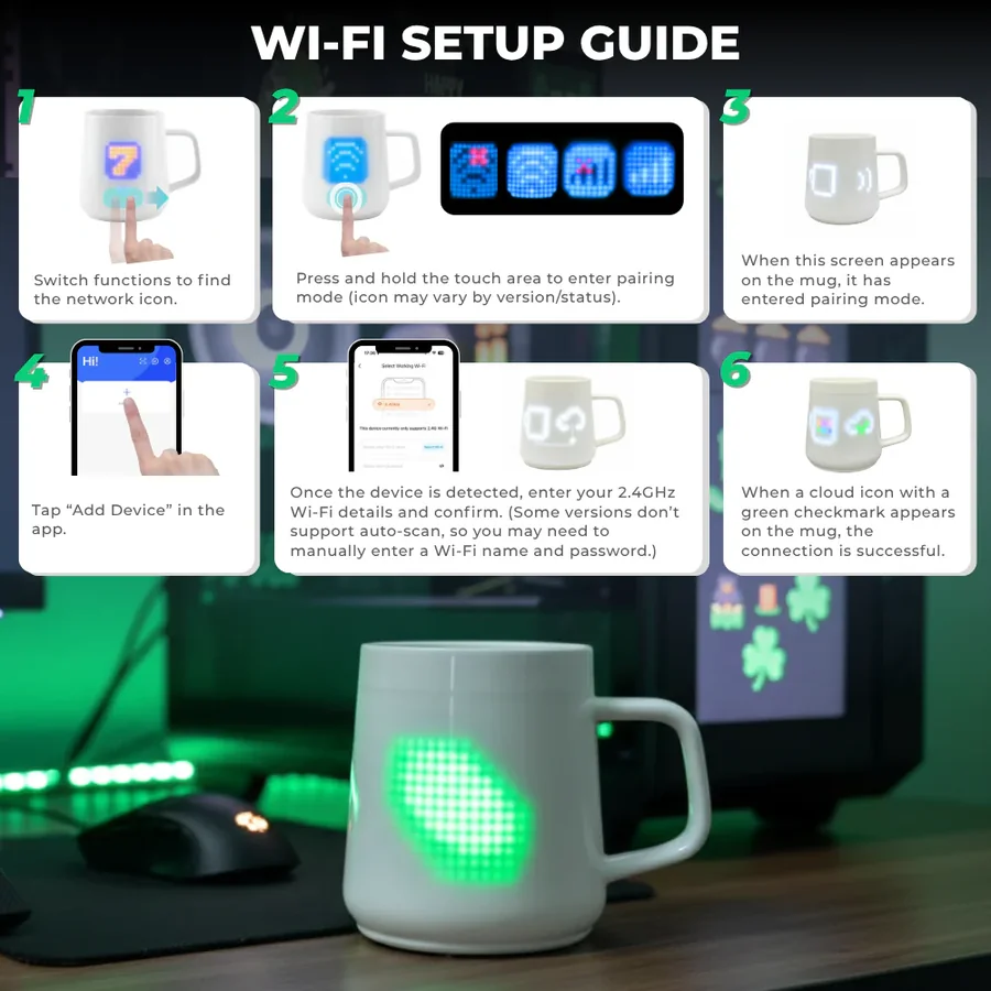 PixelMug P1 WiFi 配网引导